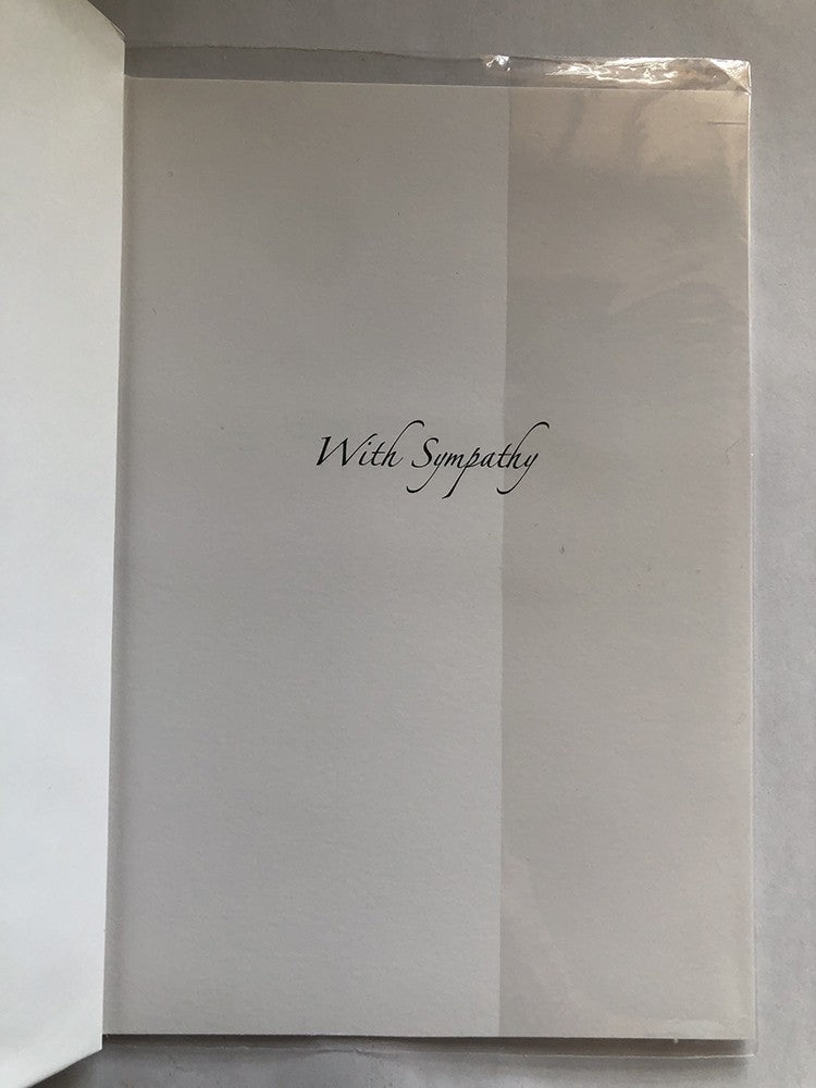 With Sympathy Condolence Card In The Sad Loss Of Your Husband Gate Flowers