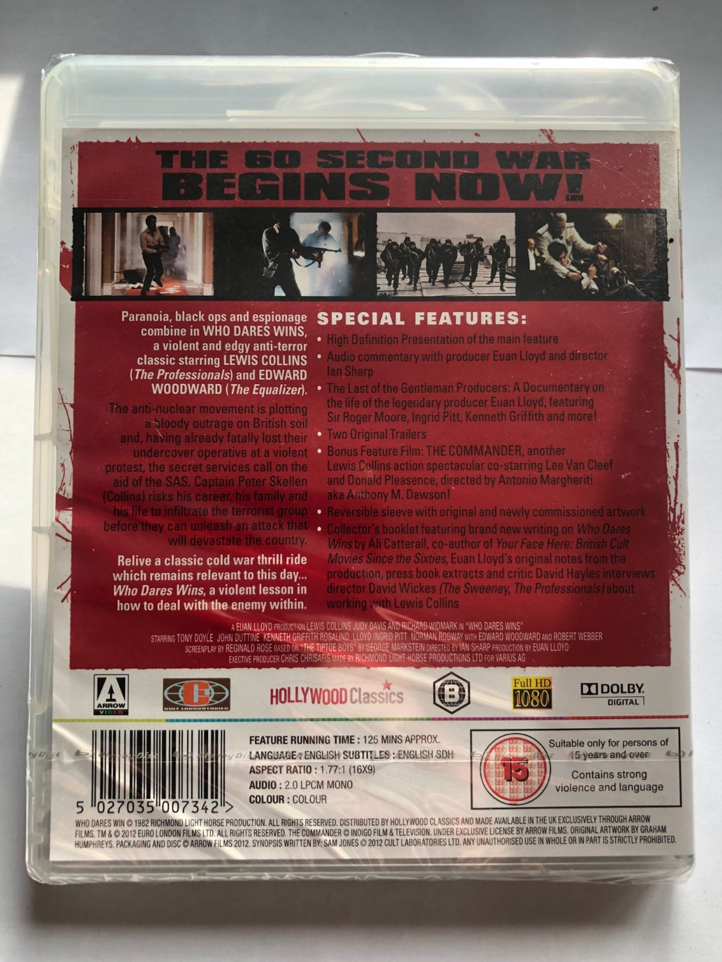 Who Dares Wins BluRay 1982 + Extra Special Features Rare Arrow 2012 New & Sealed