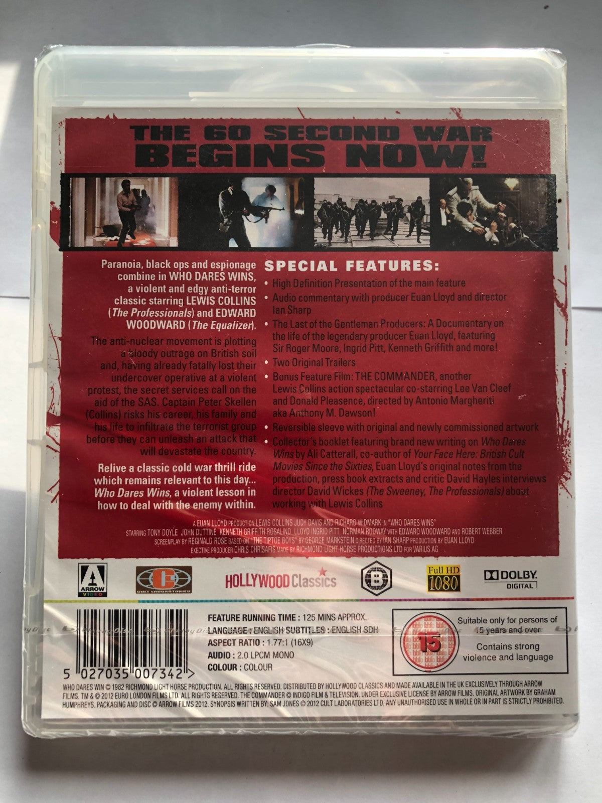 Who Dares Wins BluRay 1982 + Extra Special Features Rare Arrow 2012 New & Sealed