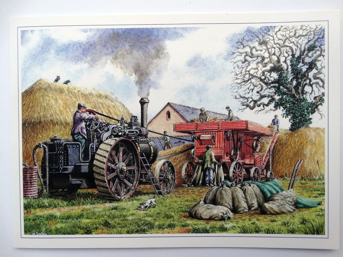 Nostalgic Tractors Planes Land Rover Canal Open Blank Birthday  Card 75 Designs