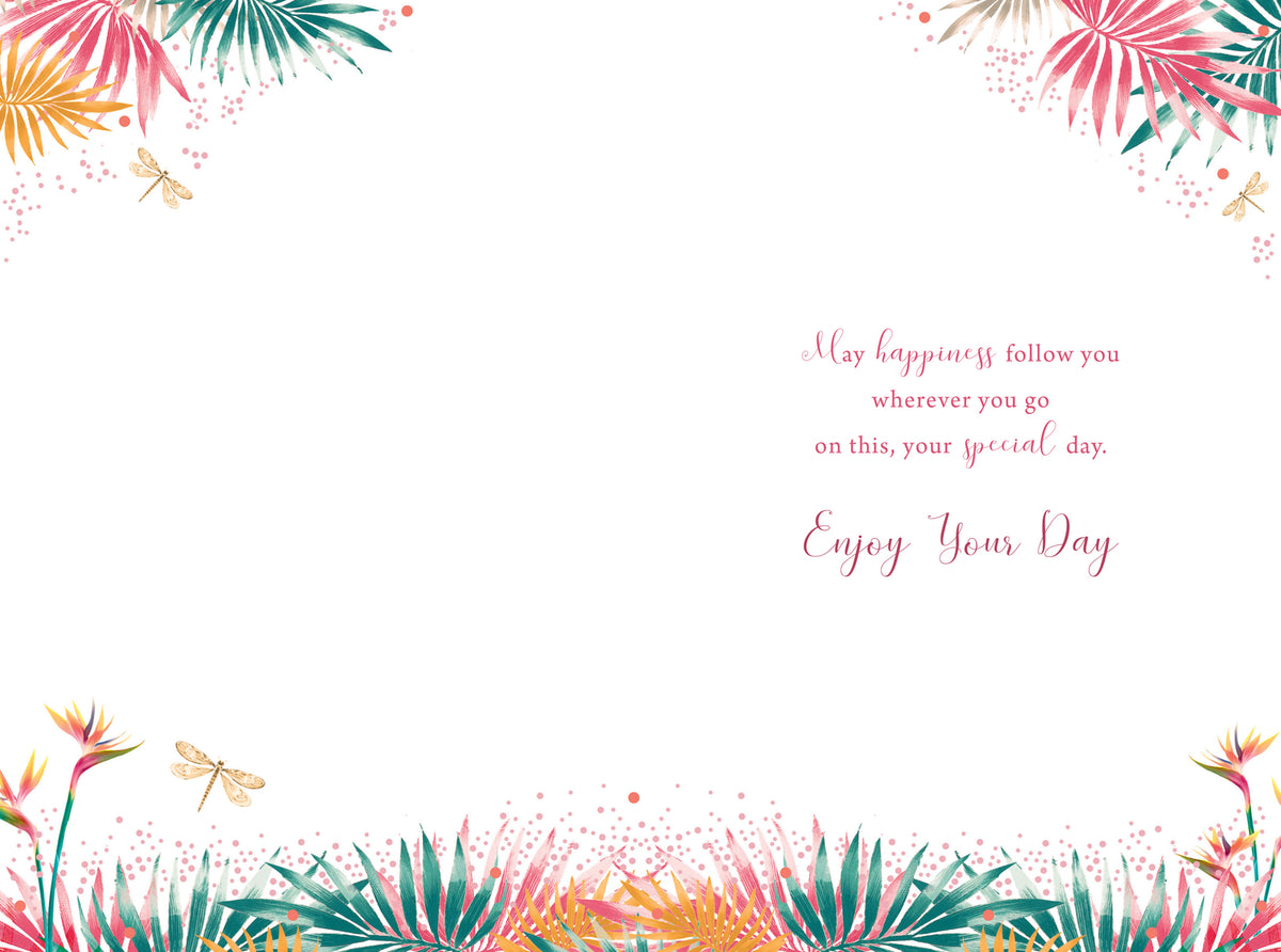 Friend 70th Birthday Card 70 Today Bright Ferns Happy Lovely Verse