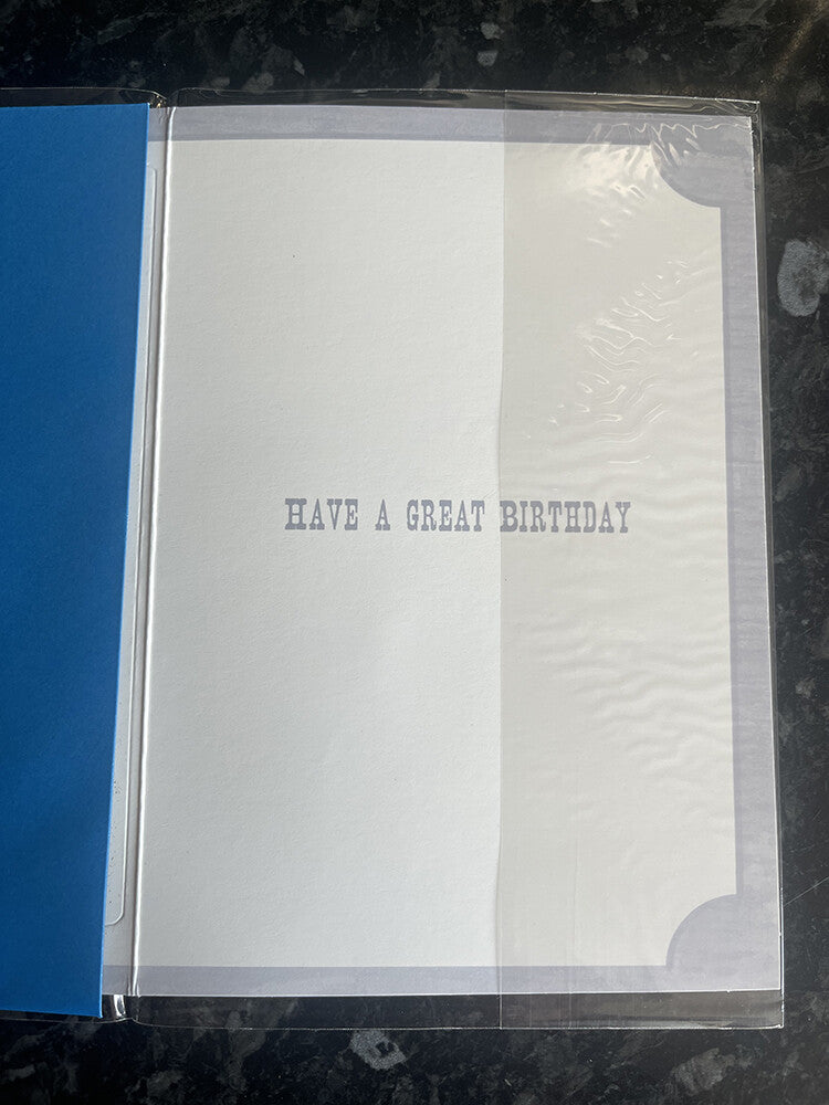 Open Happy Birthday Card Wishing You A Day To Remember