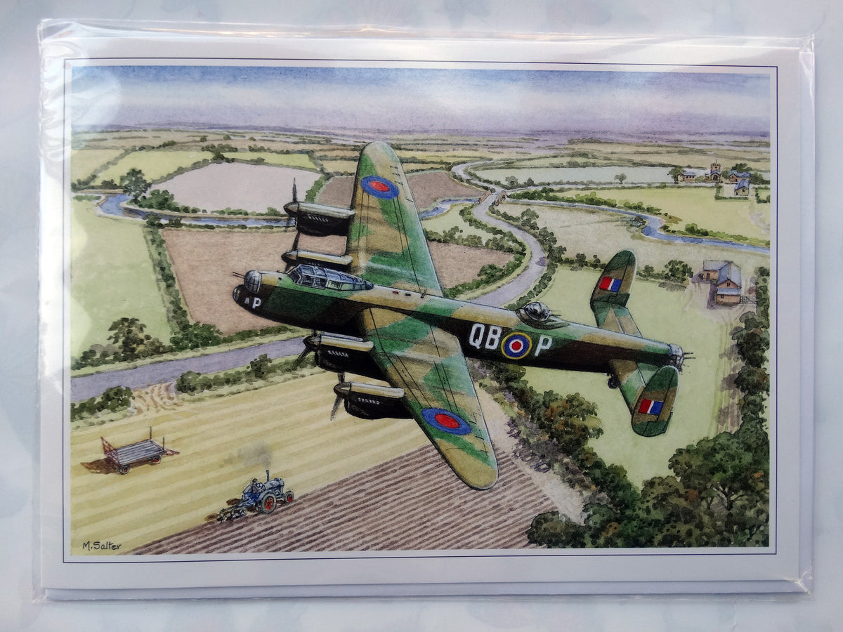 Lancaster B Mk 1 (Special ) Plane Design Open Blank Christmas Birthday Card