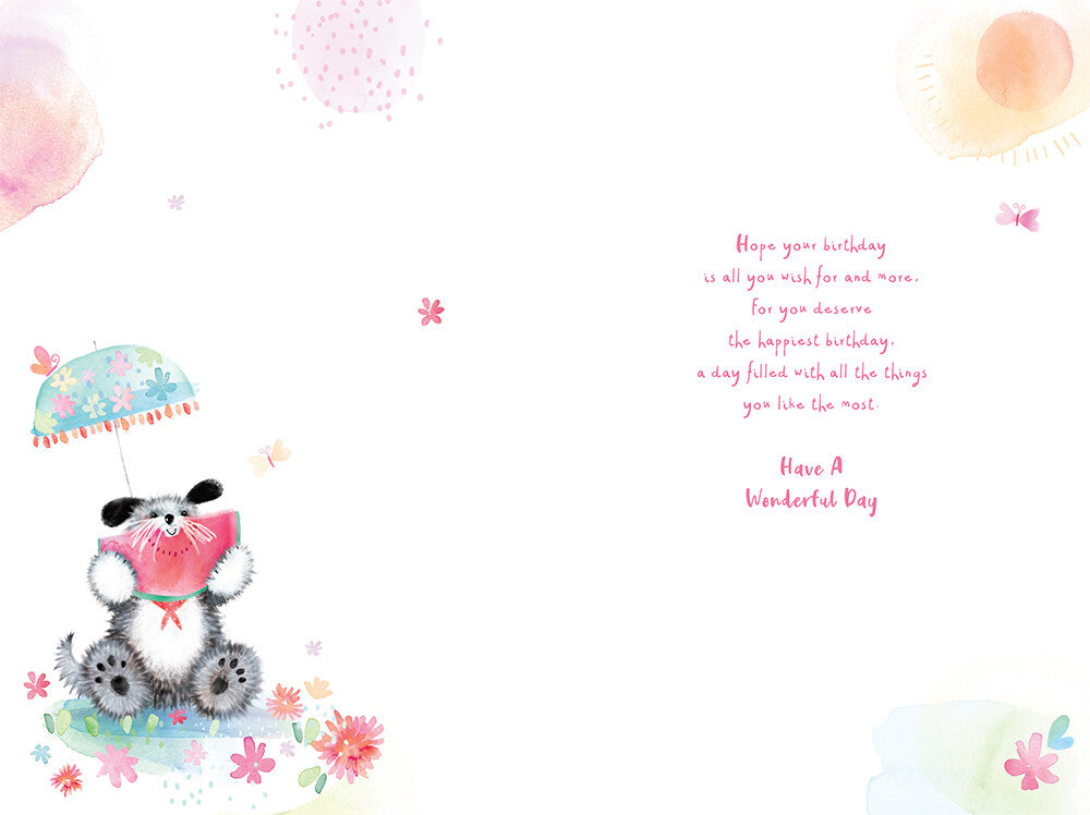 Daughter In Law Birthday Card Smile Its Your Birthday Cute Dog
