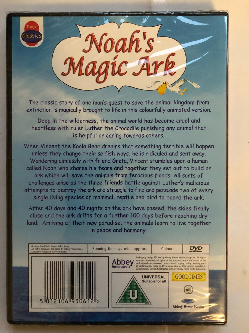 Noahs Magic Ark DVD Brand New UK Release Genuine Fast Region 2 PAL New Sealed