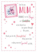 Mum Happy Birthday Card Just For You Thanks For The Hugs & Cuddles