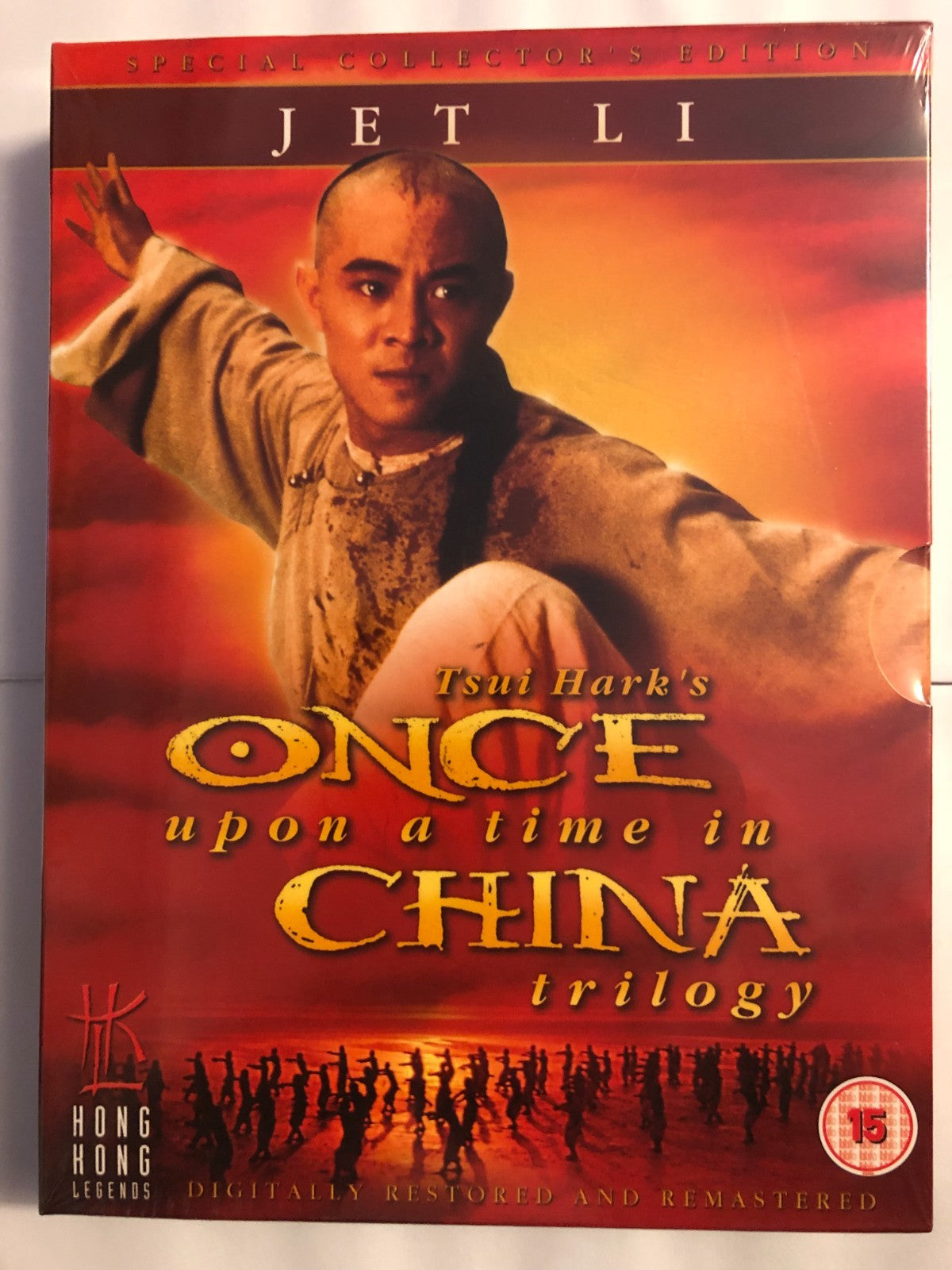 ONCE UPON A TIME IN CHINA TRILOGY DVD PART 1 2 3 MOVIE FILM Original UK Release