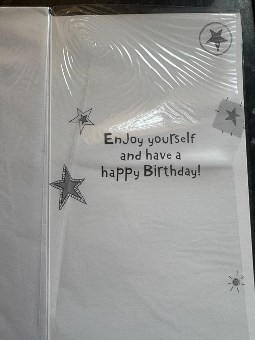 11th Birthday Card Boys Birthday Boy 11 Today Gold Foil Stars Red Medium 13x23cm