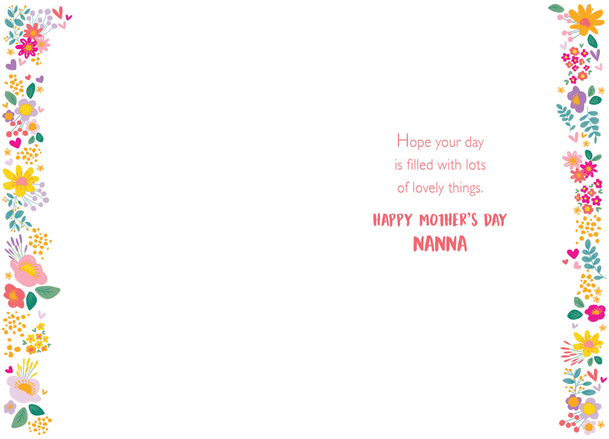 Nanna So Lucky To Have You Happy Mother's Day Card Lovely Verse