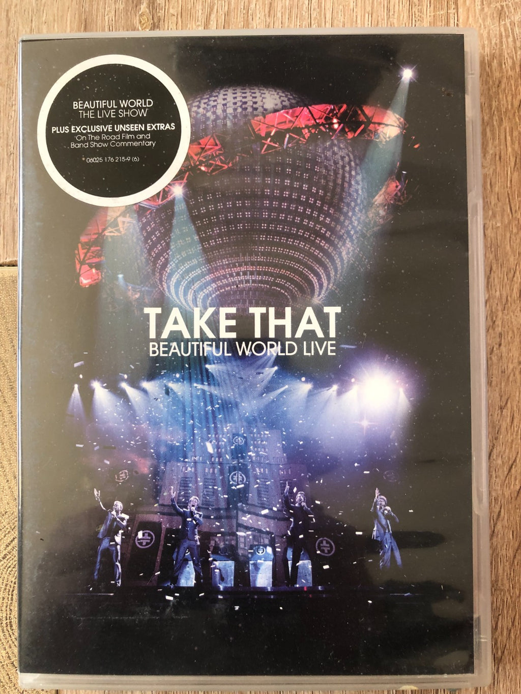 Vintage Take That DVD Beautiful World Live 2  Discs Booklet New DVD