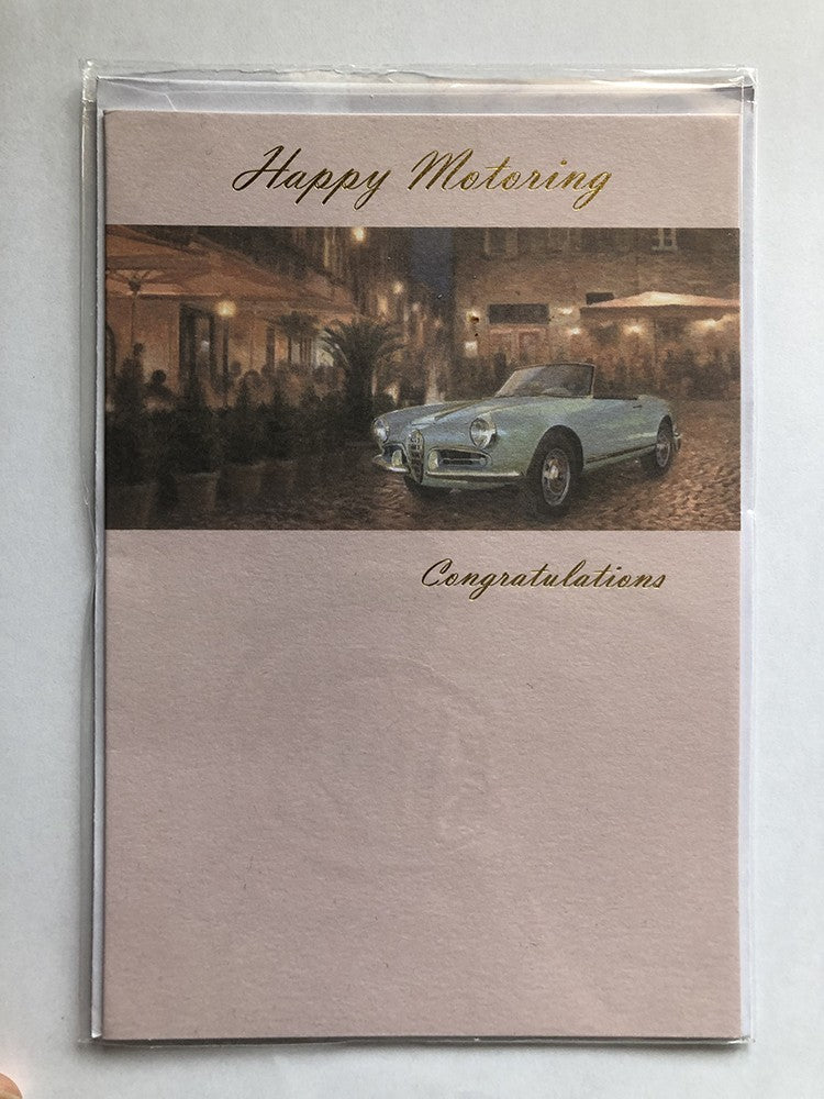 Driving Test Passed Card Alfa Romeo Happy Motoring