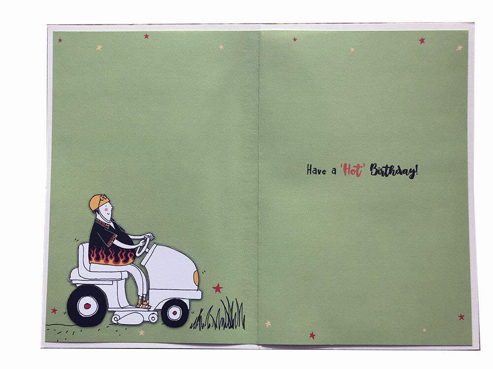 Dad Happy Birthday Card Easy Rider Witty Funny