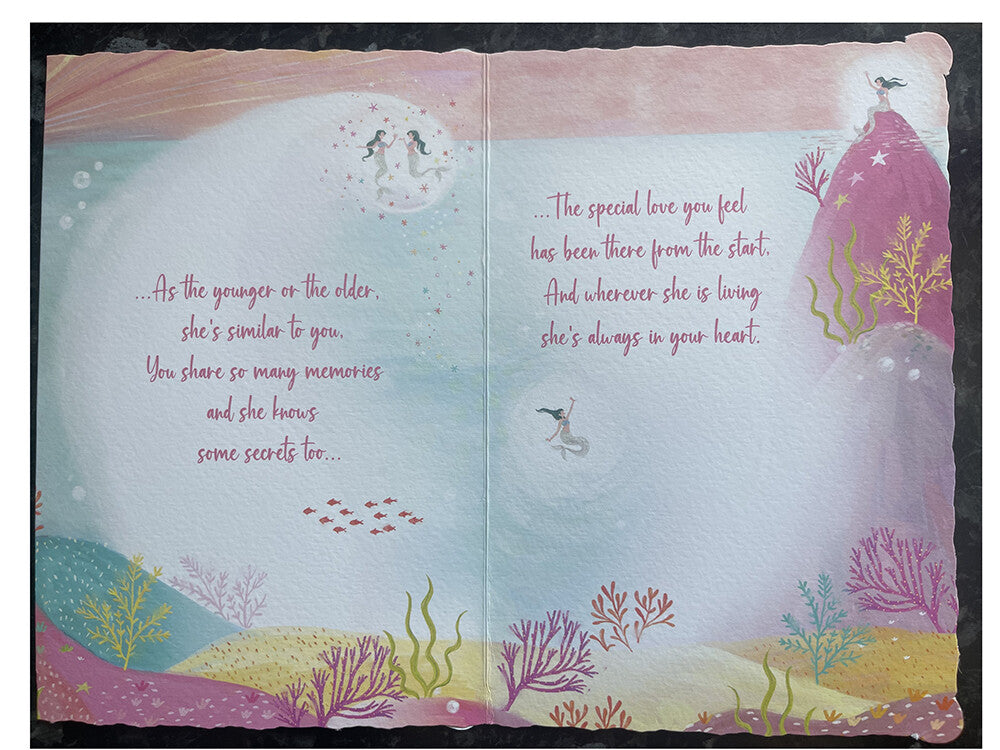 Sister By Siv Andersson High Sentiment Heartfelt Message Card Lovely Verse