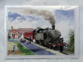 The Age Of Steam Card Train Steam Engine Design Open Blank Birthday Christmas