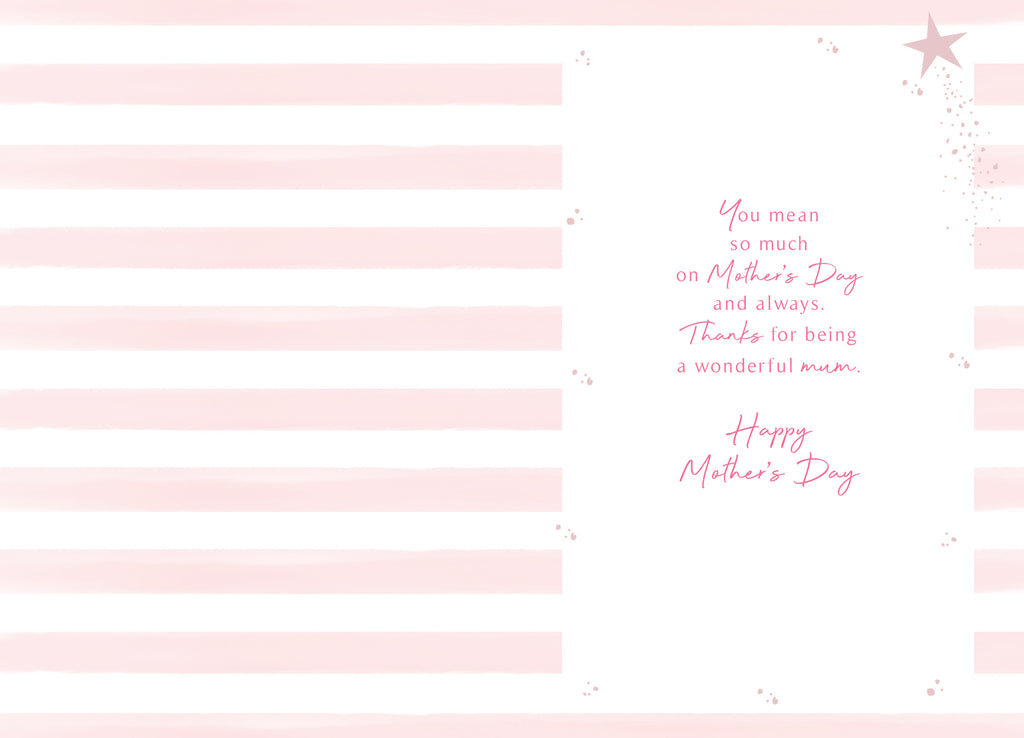 Happy Mothers Day Mums Are Like Stars Mother's Day Card Lovely Verse