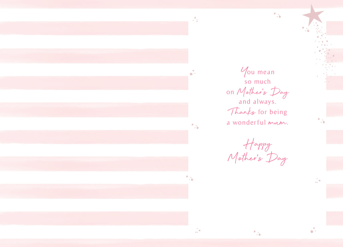 Happy Mothers Day Mums Are Like Stars Mother's Day Card Lovely Verse