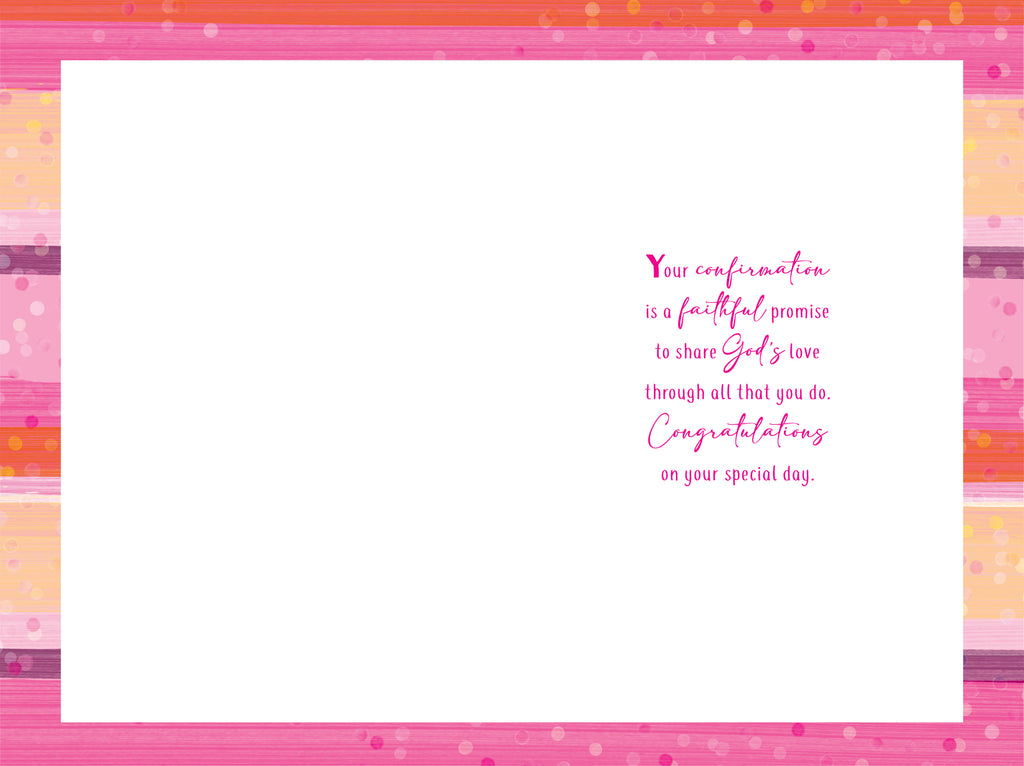 Girl Confirmation Day Card For A Very Special On Your Lovely Verse