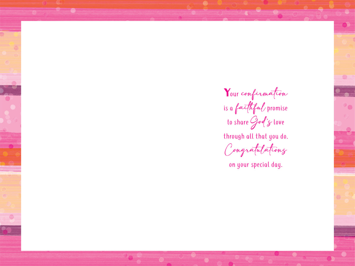 Girl Confirmation Day Card For A Very Special On Your Lovely Verse