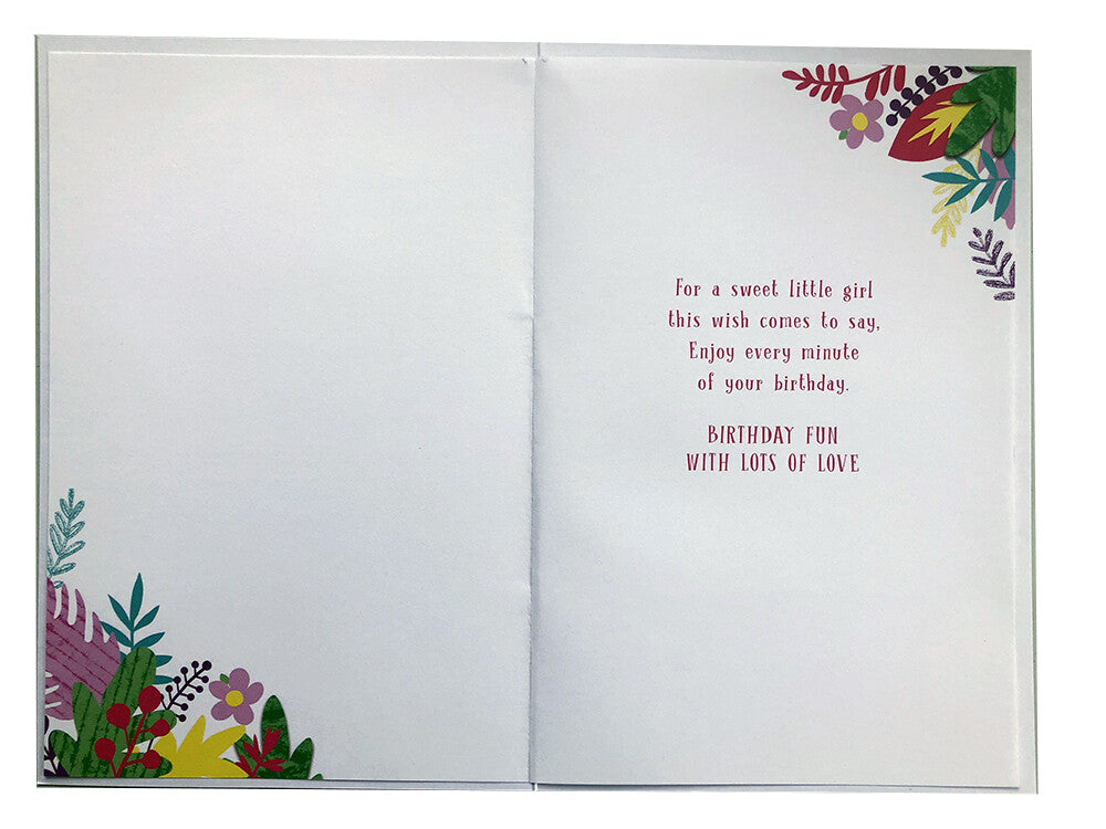 Granddaughter 2nd Birthday Card Age 2 Today Cute Toucan Happy  Lovely Verse