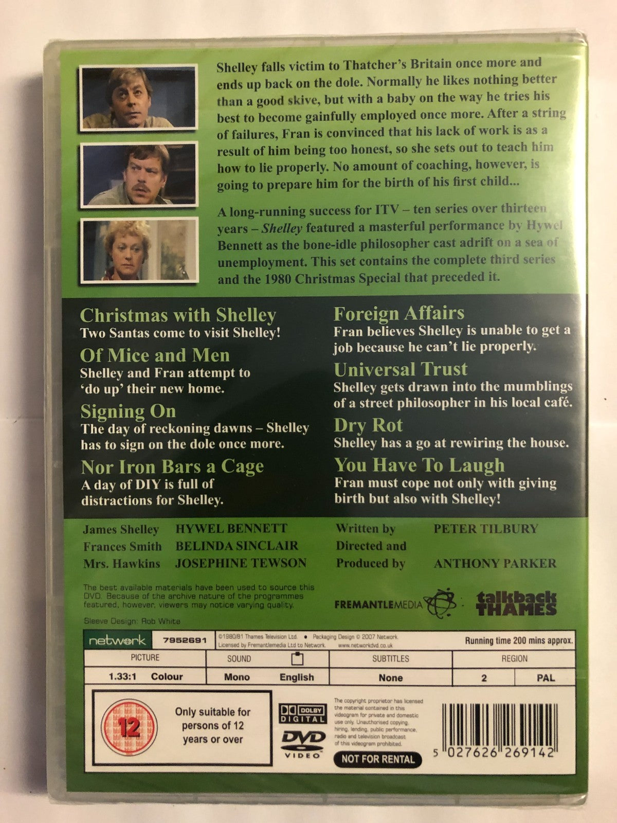 Shelley - The Complete Third Series (DVD, 2007) TV Comedy, Hywel Bennett, sealed
