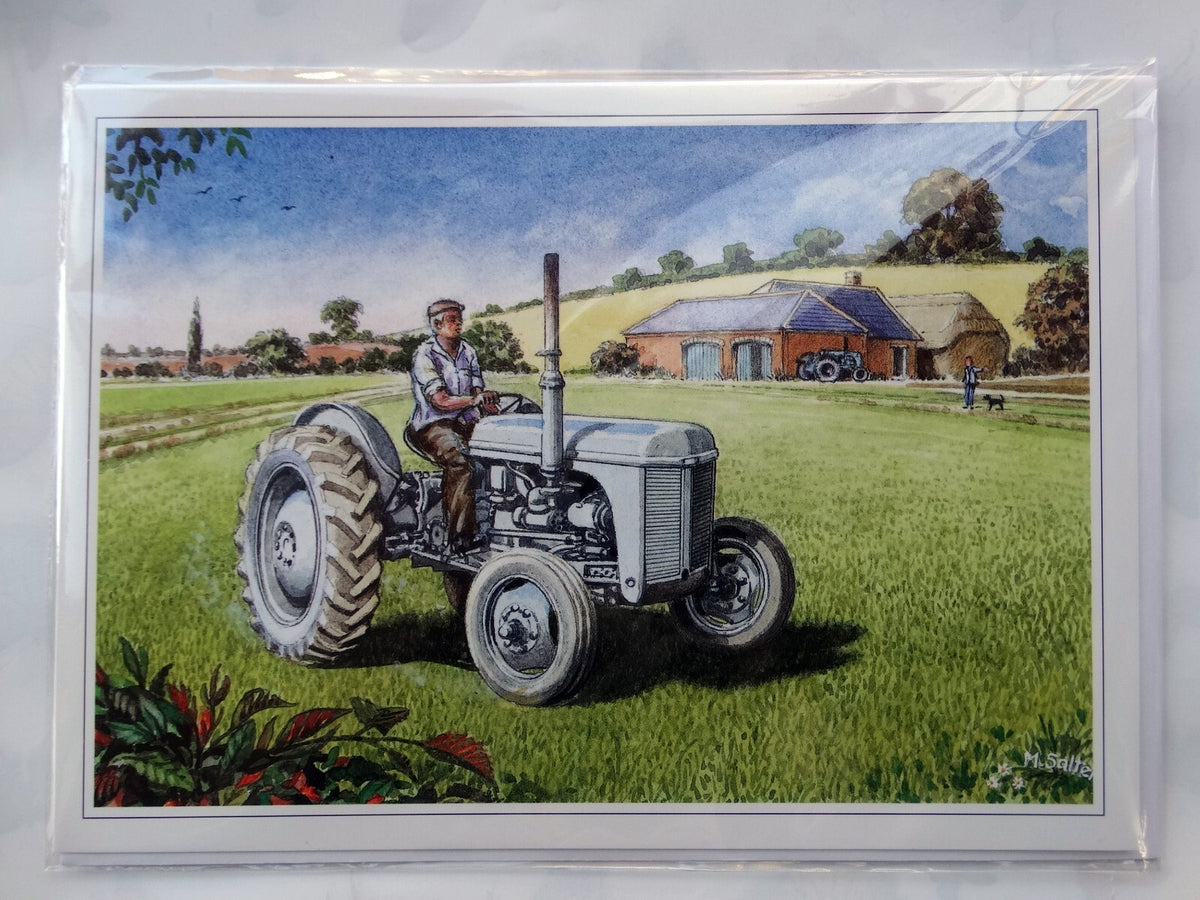 Nostalgic Tractors Planes Land Rover Canal Open Blank Birthday  Card 75 Designs