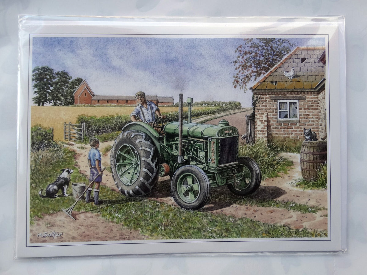 Nostalgic Tractors Planes Land Rover Canal Open Blank Birthday  Card 75 Designs