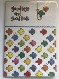 Good Luck Best Wishes Card Goodbye Bye Fishes Hook