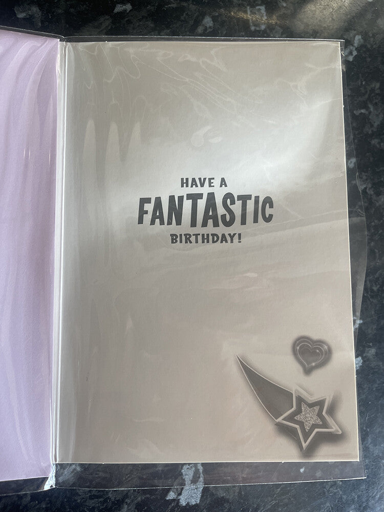 Granddaughter Happy Birthday Card It's Your Birthday Stars & Hearts