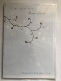 With Sympathy Condolence Card On The Loss Of Your Dear Sister Tree Branch Blue