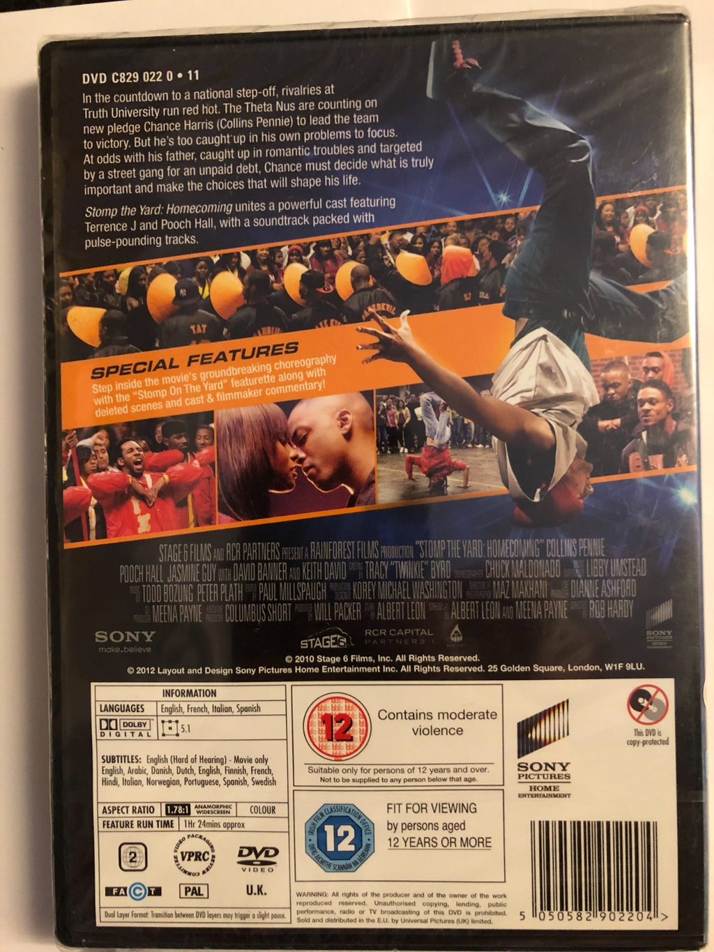 Stomp the Yard - Homecoming DVD Drama Stephen 'Twitch' Boss New & Sealed