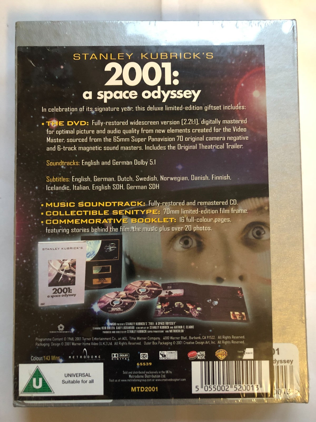 2001 A SPACE ODYSSEY - SPECIAL EDITION - UK DVD SET New & Sealed