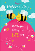 Thanks For Leting Me Bee Me Open Happy Mother's Day Card Lovely Verse