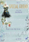 Friend Happy Birthday Card- Die Cut