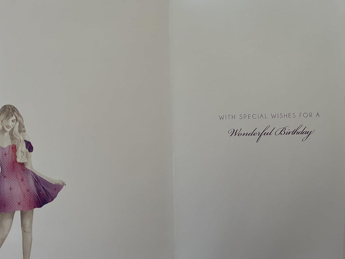 Daughter 18th Birthday Card  Disco Dress & Sparkle Design  15x23cm