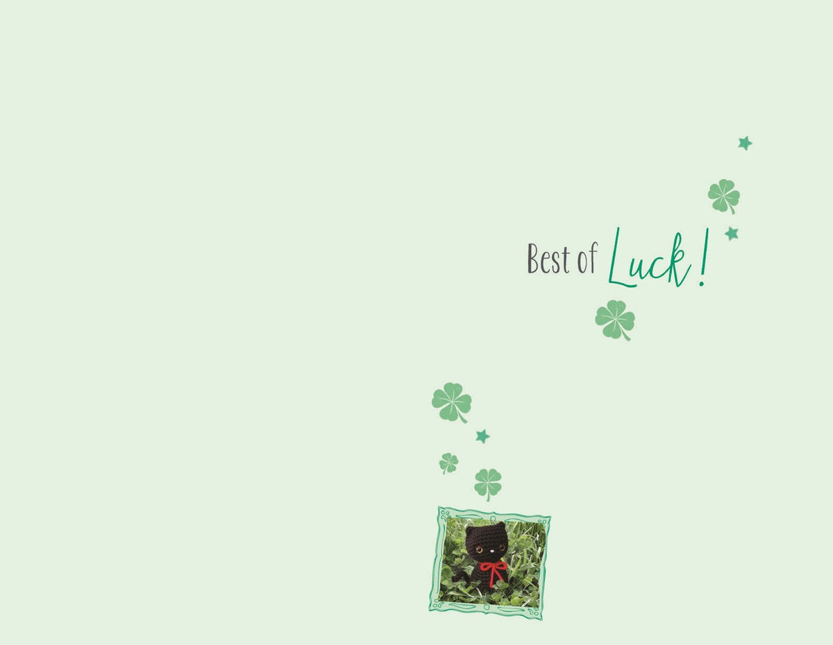 Good Luck Greeting Card Wishing You Lots Of Got Everything Crossed For You