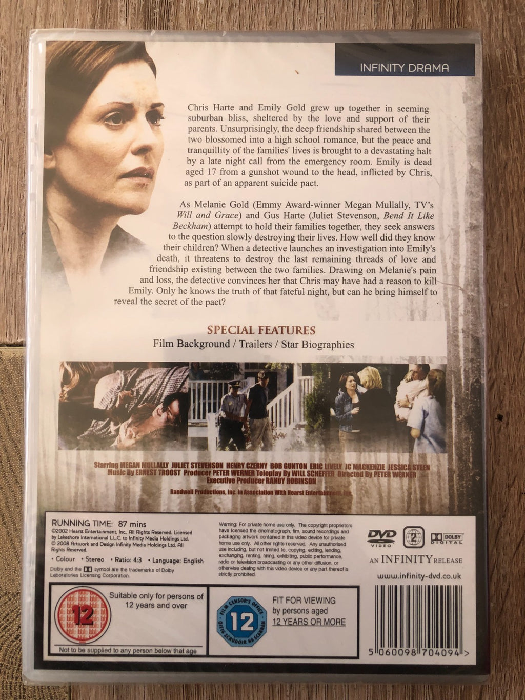 THE PACT DVD Juliet Stevenson Megan Mullally Peter Werner UK Release New R2