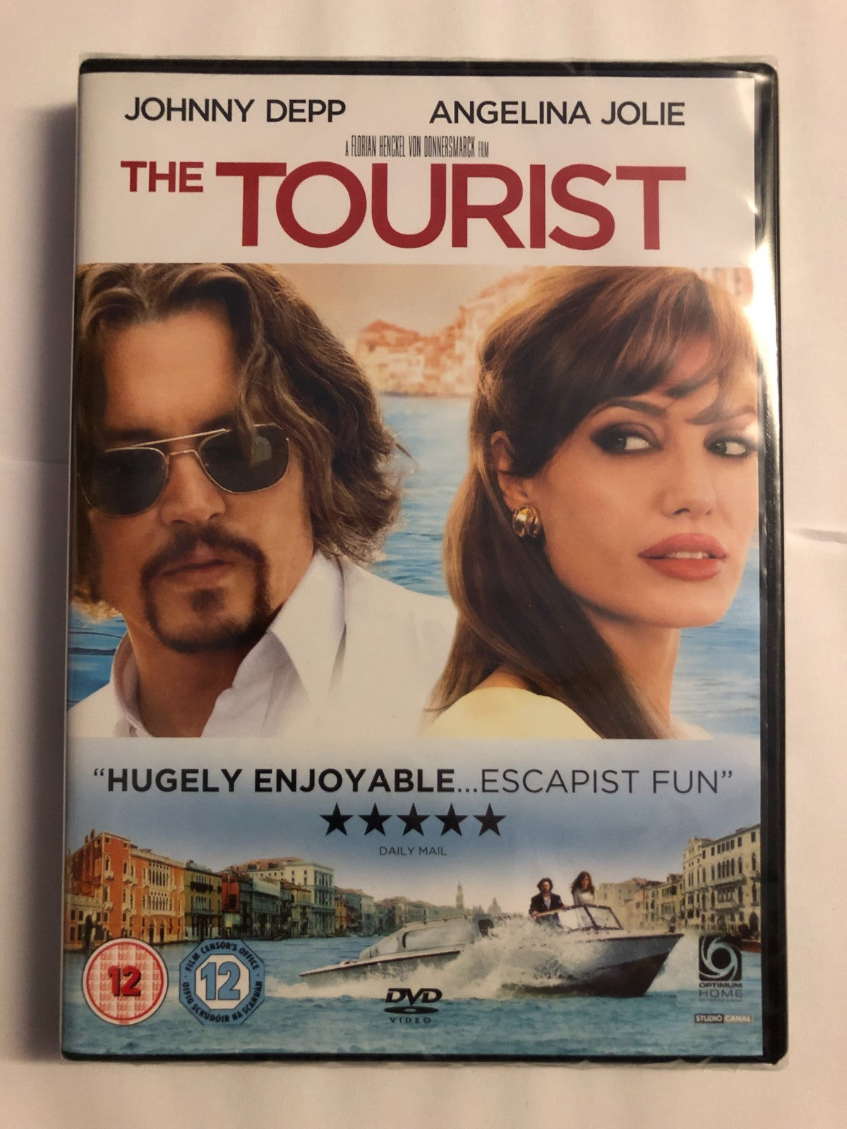 The Tourist DVD NEW (2011)  Johnny Depp Angelina Jolie New Sealed