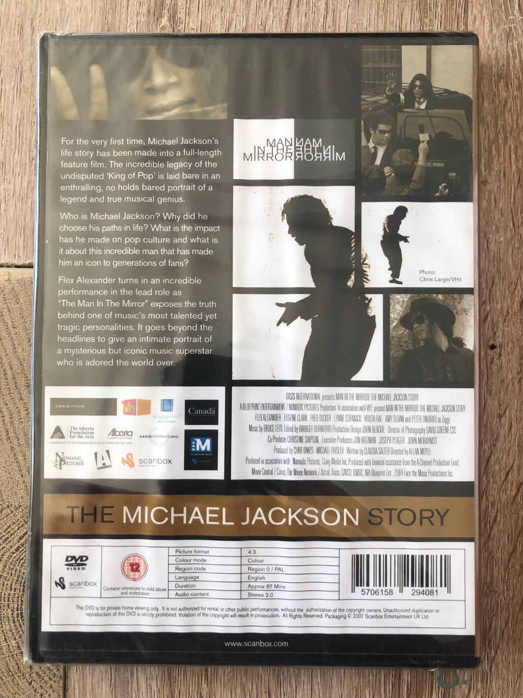 THE MICHAEL JACKSON STORY MAN IN THE MIRROR DVD Drama (2007)  New Sealed