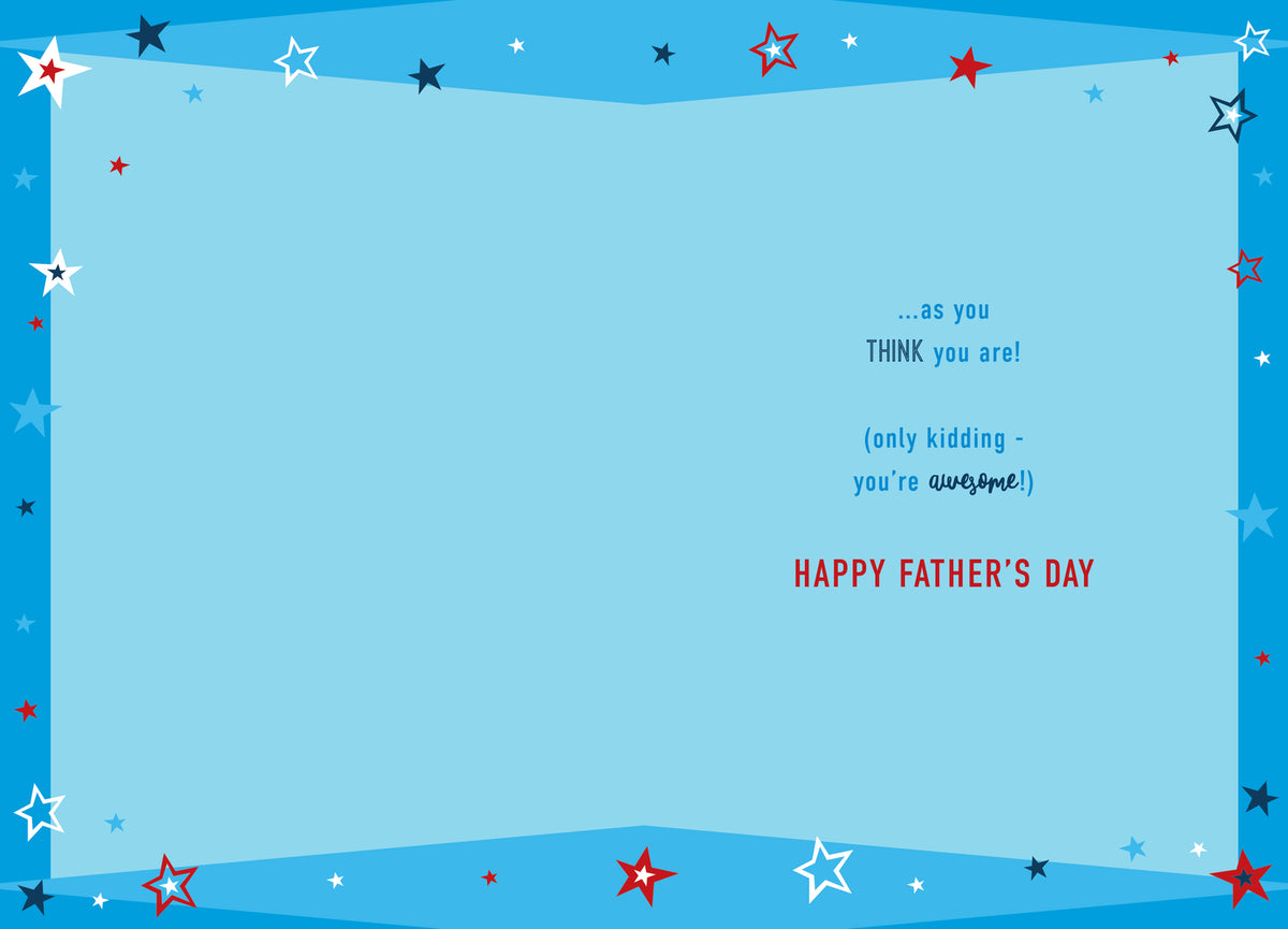 Fathers Day Card One Day I Hope To Be Funny Kind Wise Lovely Verse