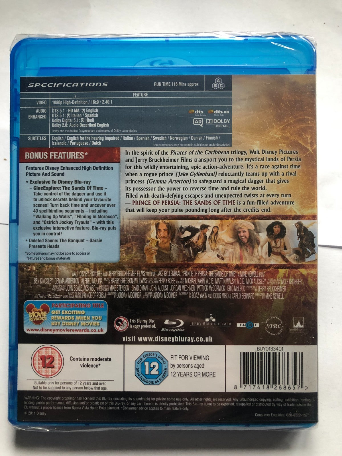Prince of Persia - The Sands of Time (Blu-ray) Selva Rasalingam Reece Ritchie