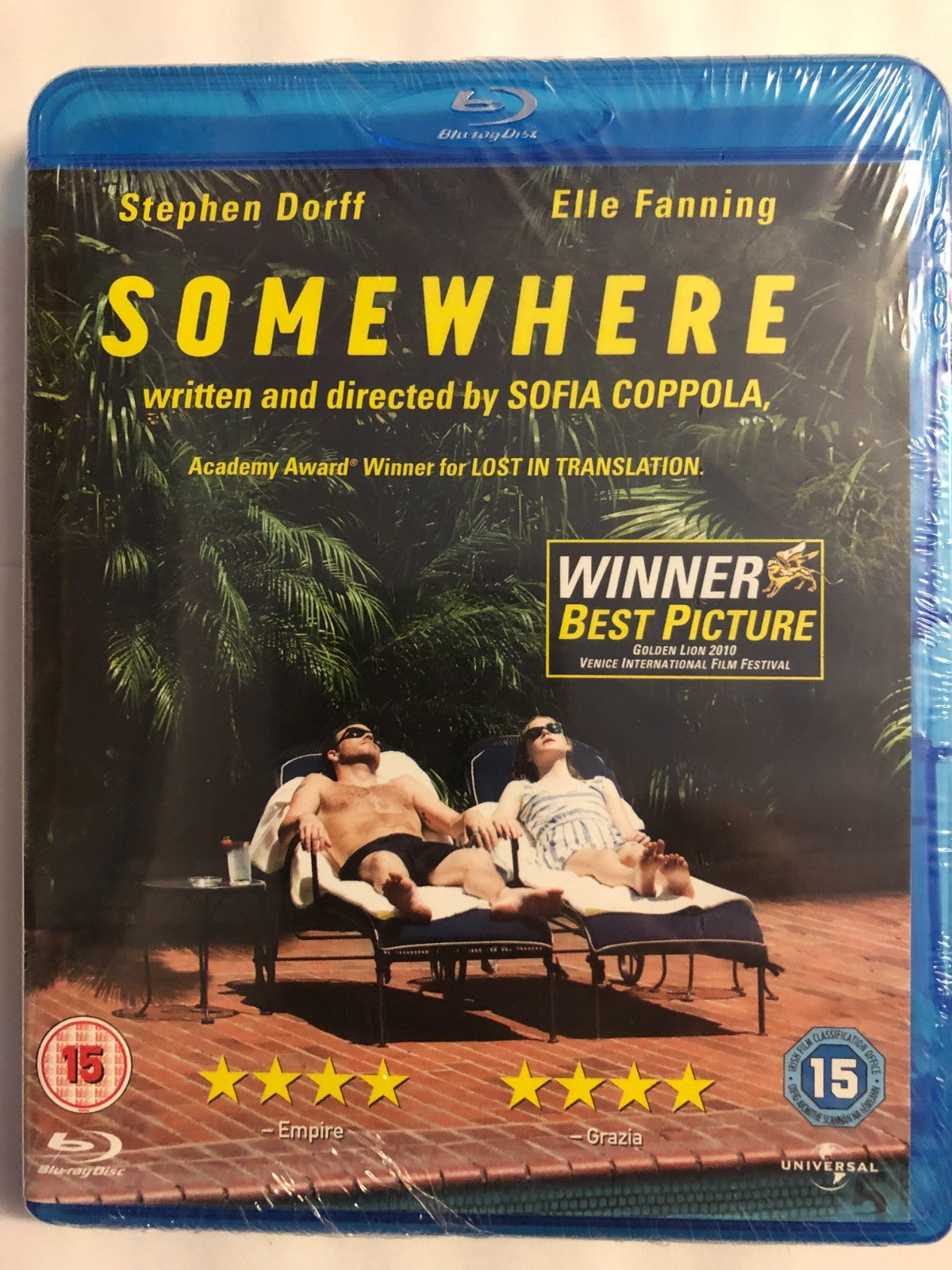 Somewhere [Blu-ray], New DVD, Michelle Monaghan,Elle Fanning,Chris Pontius,Steph
