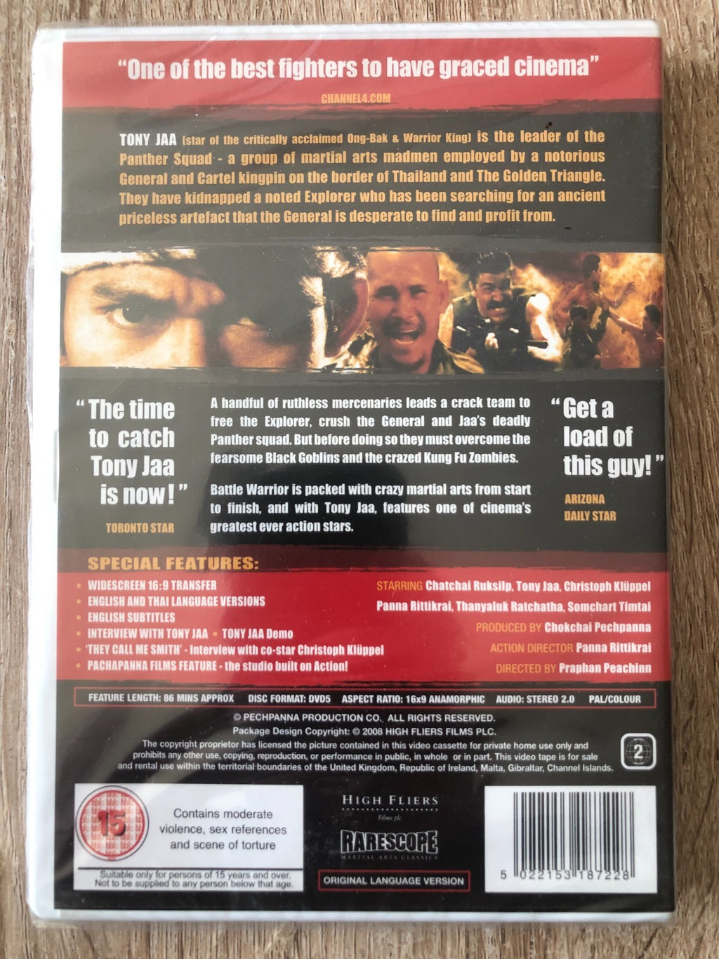 Battle Warrior (2008) DVD Region 2 -Tony Jaa  Brand New & Sealed