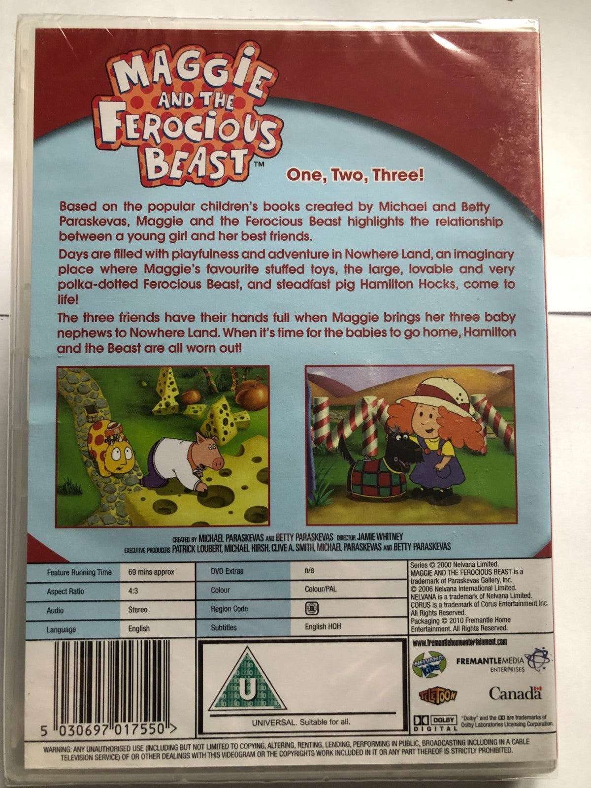 Maggie and the Ferocious Beast One Two DVD Region 2 New & Sealed