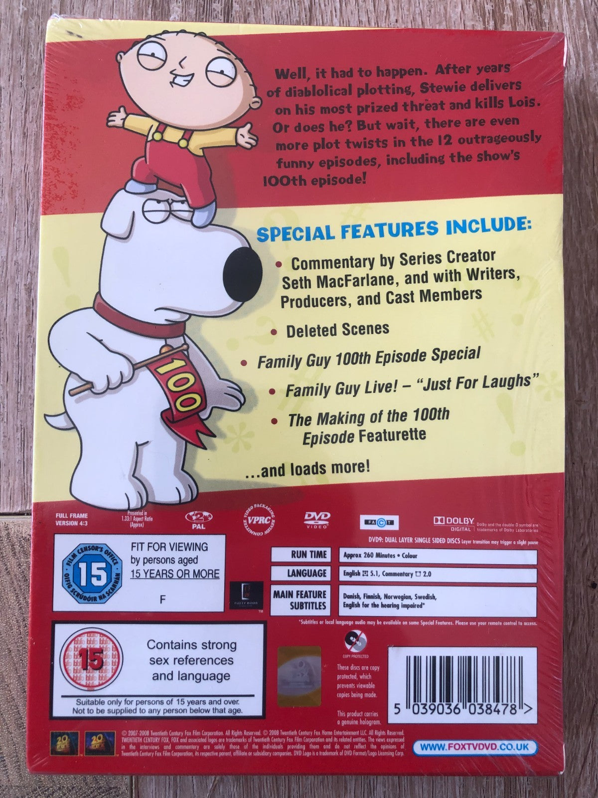 Family Guy - Series 7 - Season 7 Complete (DVD) New & Sealed