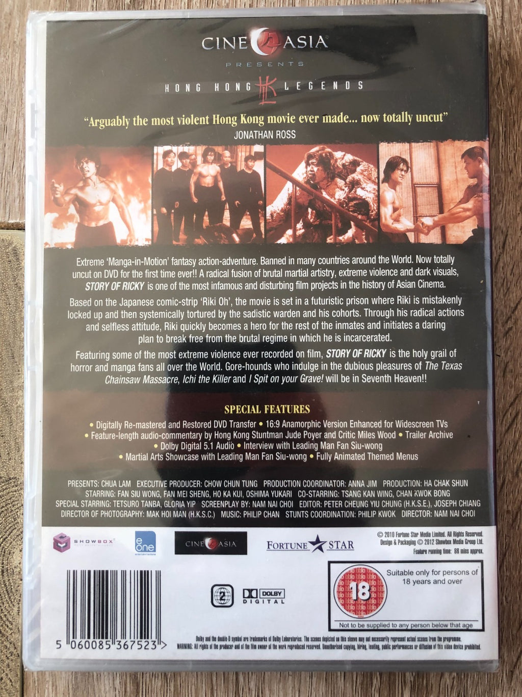Story Of Ricky - AKA RIKI-OH - Dvd (2012, Special Collector?s Ed) New & Sealed