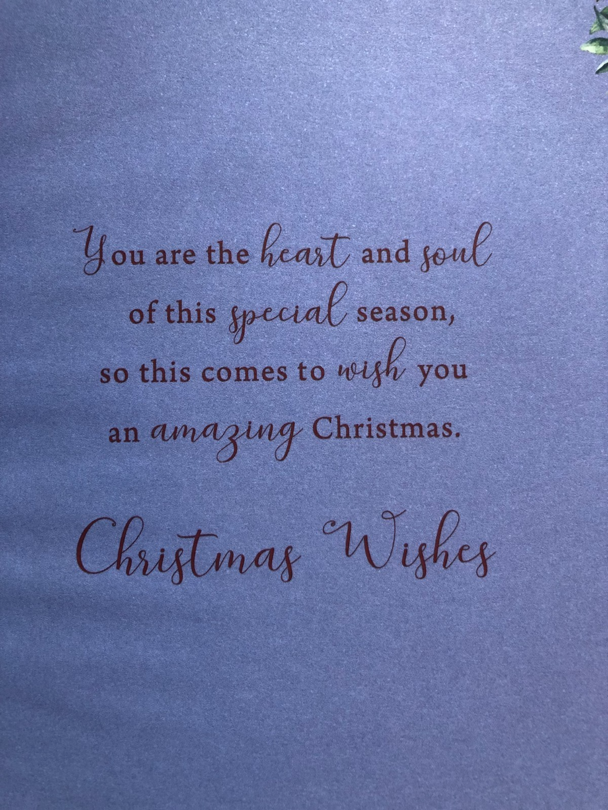 Husband Christmas Card With Love Large Red Wine Gifts 15 x 23cm
