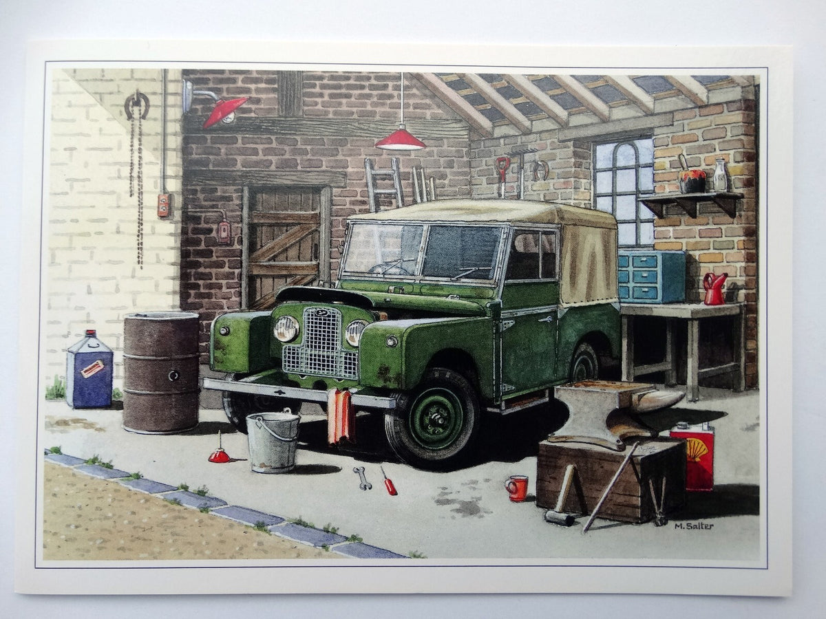 Nostalgic Tractors Planes Land Rover Canal Open Blank Birthday  Card 75 Designs