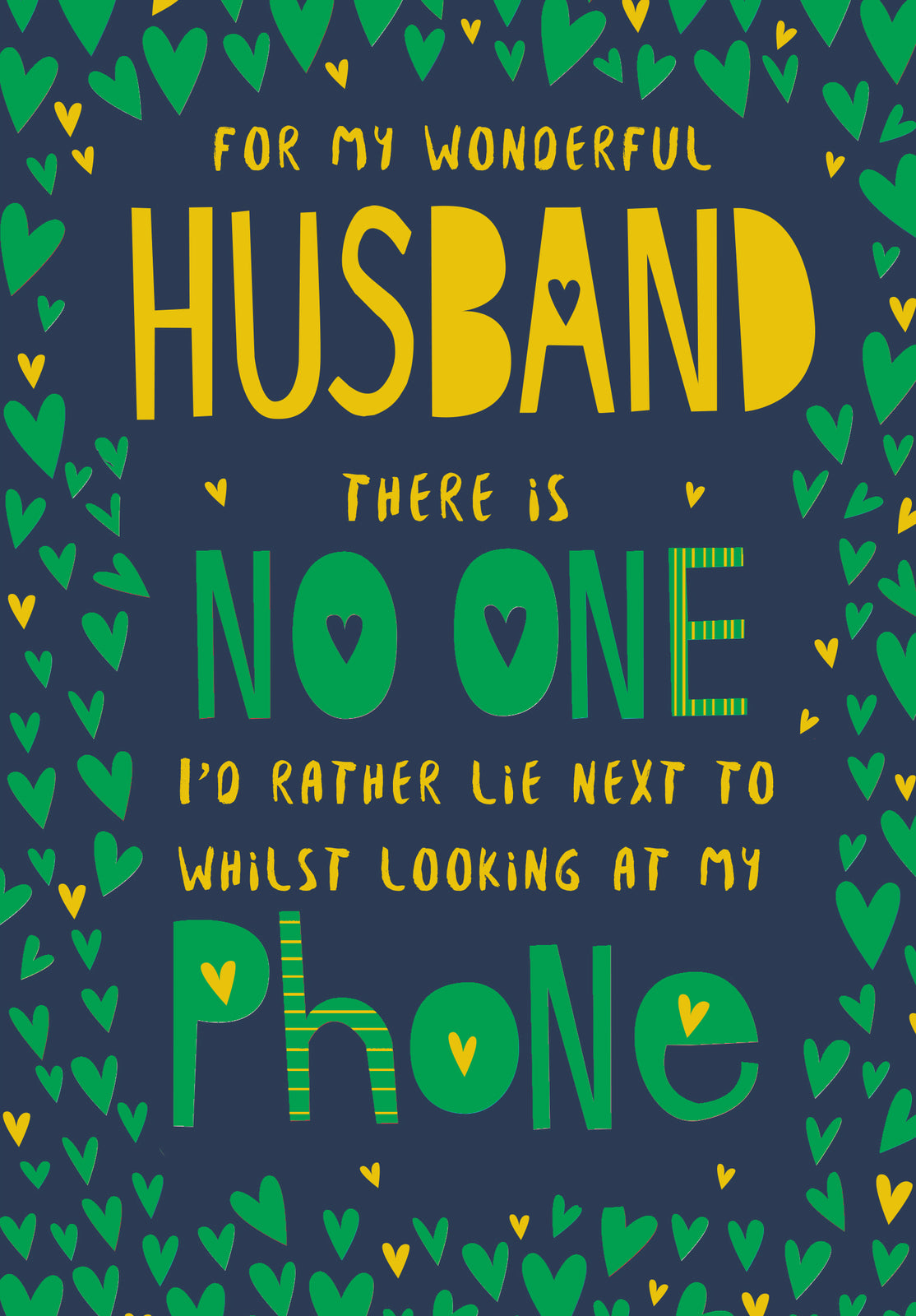 Husband Happy Birthday Card There Is No One I'd Rather Lay Next To Whilst.