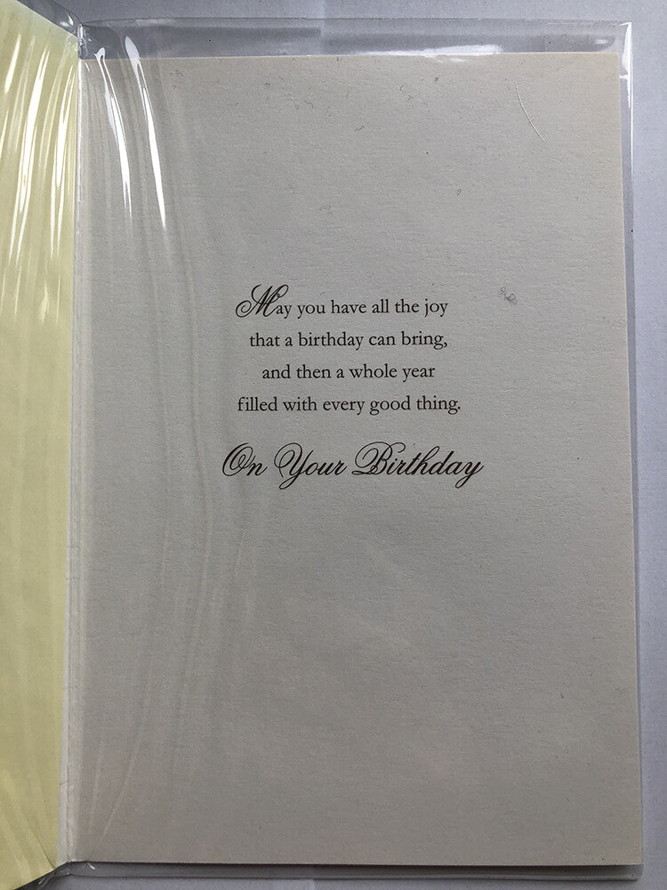Father Happy Birthday Card Mountains Lake Tree Forest