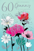 Granny 60th Birthday Card On Your 60 Today Happy Lovely Verse
